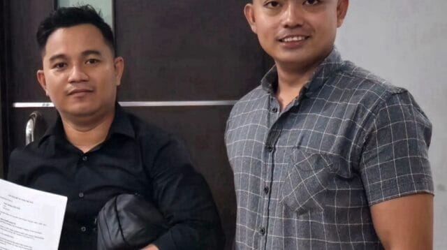 Kuasa Hukum Korban melaporkan Camat Sipatana, Kota Gorontalo ke Polda Gorontalo, (foto/Ist)