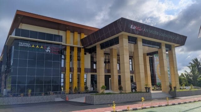 Kantor Kejaksaan Negeri Gorontalo Utara, (foto/aiimnews.com)