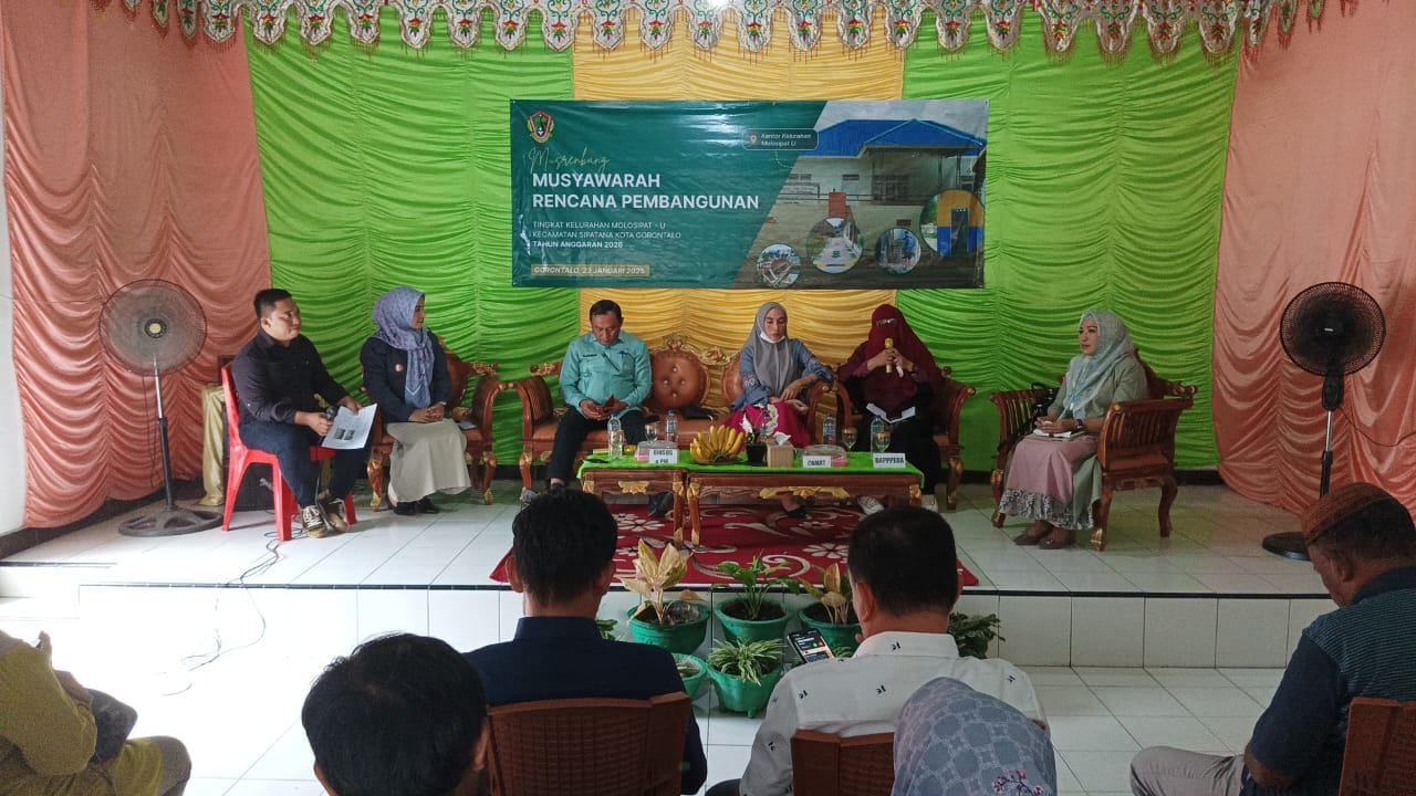 Lurah Molosipat U Gelar Musrembang, (foto/Ist)