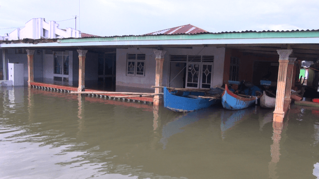 Kondisi rumha warga yang terendam banjir, foto/Ist