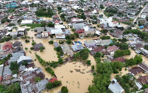 Kondisi rumah yang terdampak banjir di Kabupaten Gorontalo, foto/Ist