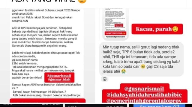 Sebuah unggahan di Media Sosial (Medsos) yang mendadak viral,