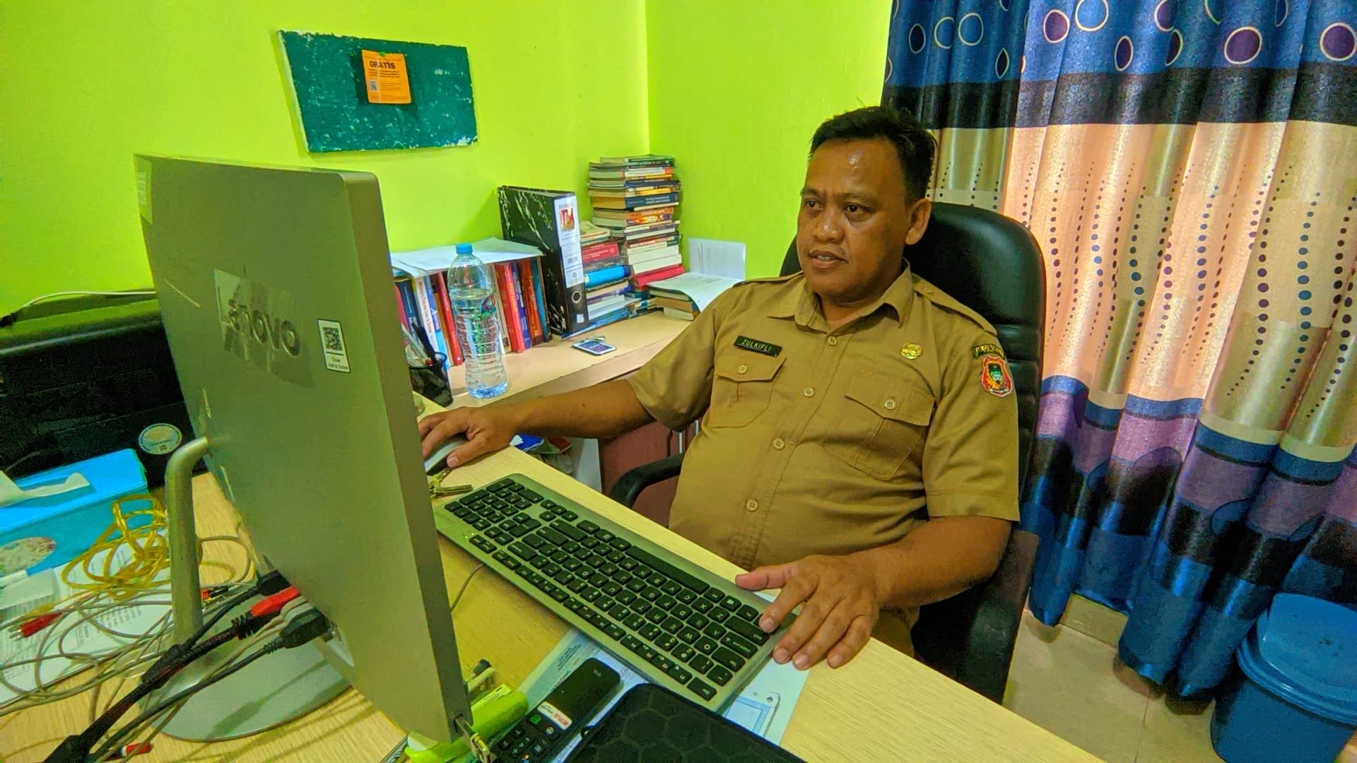 Kepala Bidang Pajak Daerah dan Retribusi Daerah, Zulkifli, foto/aiimnews