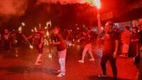 Masyarakat dan Mahasiswa merayakan semarak takbiran, foto/Ist