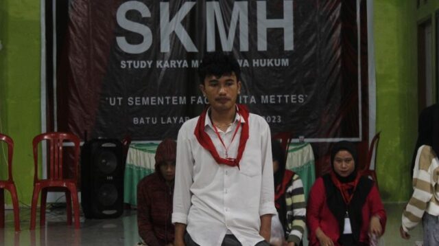 Ketua BEM Fakultas Hukum Universitas Gorontalo, Nafik Gobel, foto/Ist