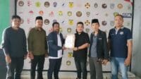 Jefry Rumampuk mendaftar sebagai Bakal Calon KONI Kabupaten Gorontalo, foto/Ist