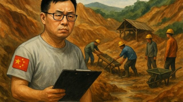 Ilustrasi WNA asal Tiongkok di Wilayah Pertambangan Rakyat (WPR) Kecamatan Bilato, Kabupaten Gorontalo