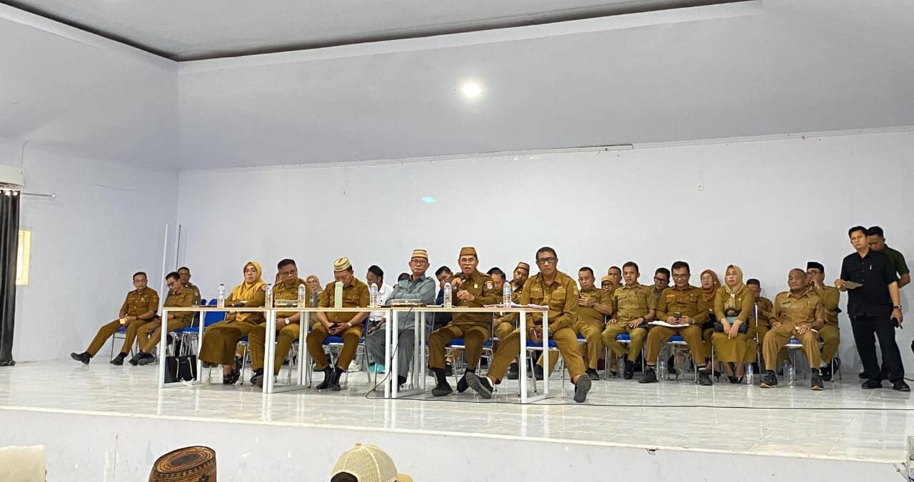 Rapat Koordinasi yang dipimpin langsung oleh Bupati Bone Bolango, Ismet Mile, foto/Ist