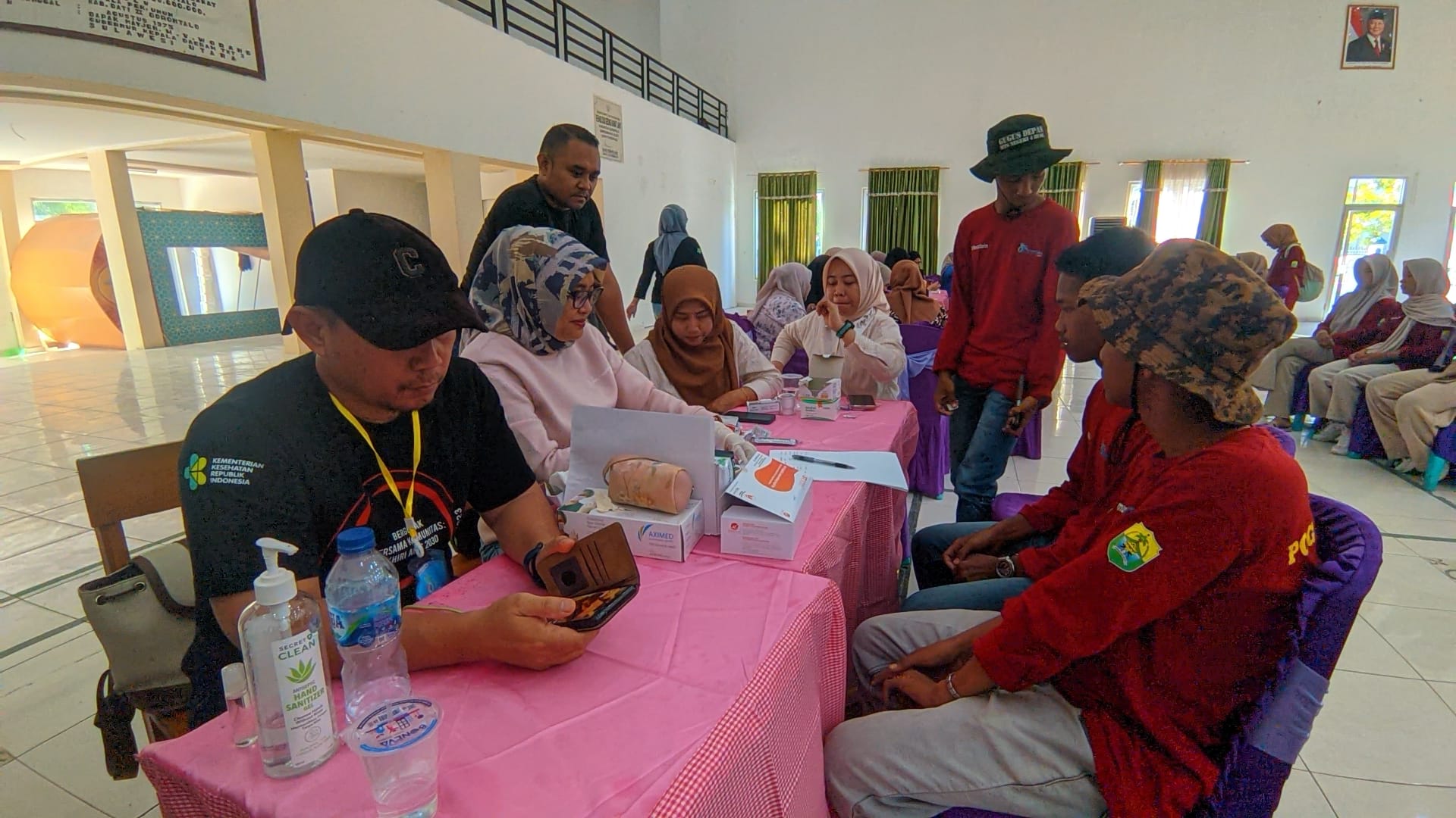 Skrining Kesehatan Peserta Peran Saka Nasional, foto/Herman Abdullah/aiimnews.com