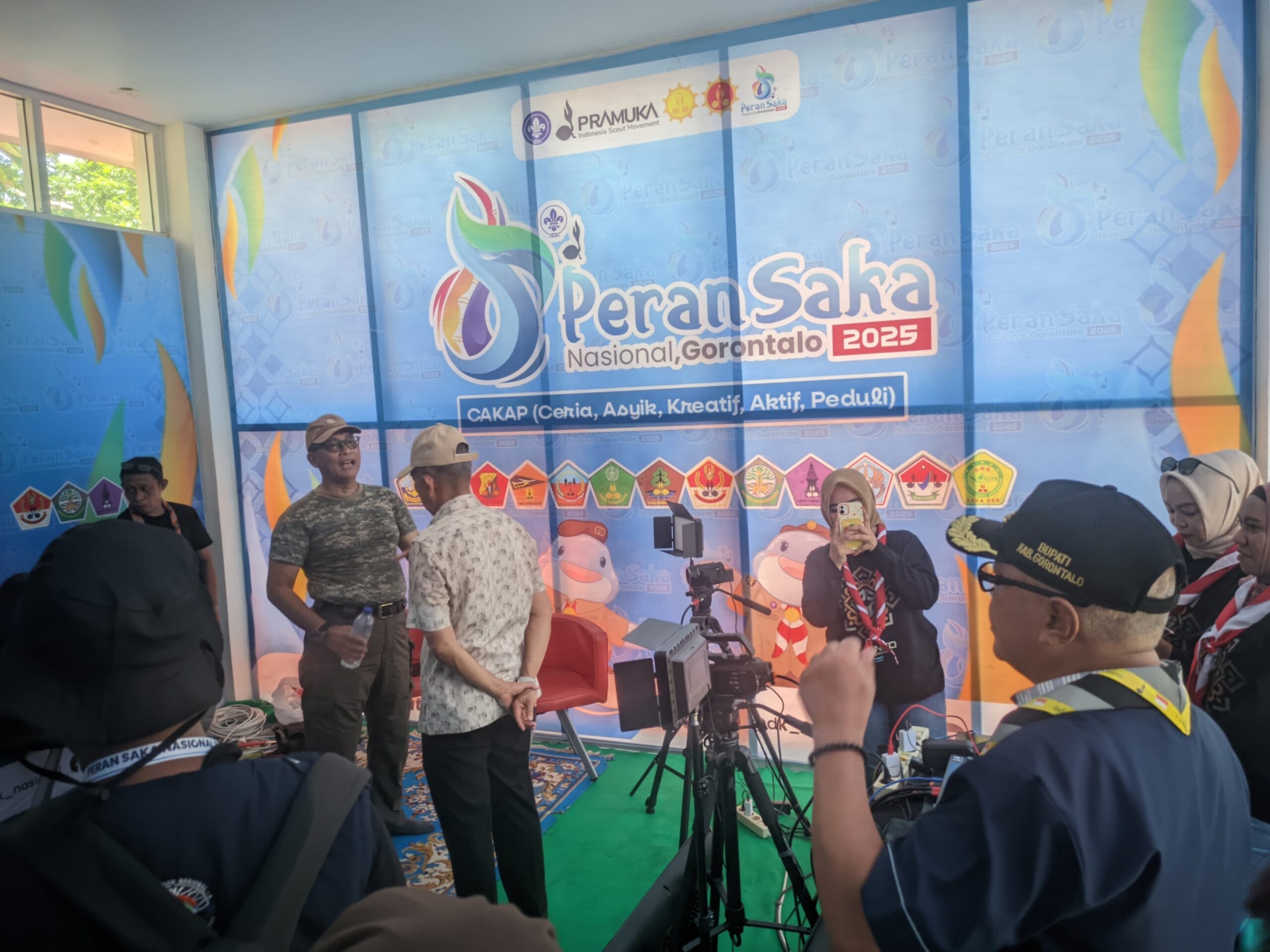 Inspeksi Kwarnas Pramuka, Budi Waseso di Media Center, foto/Ist