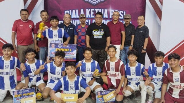 Pemenang turnamen Futsal Antar Pelajar SE kabupaten Gorontalo, foto/Ist