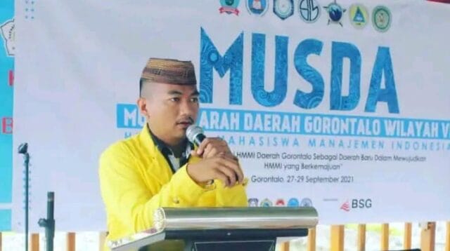 Yanto Ali, Aktivis Muda Gorontalo yang juga sebagai Kader HMI Cabang Limboto, Bidang PPD, foto/Ist