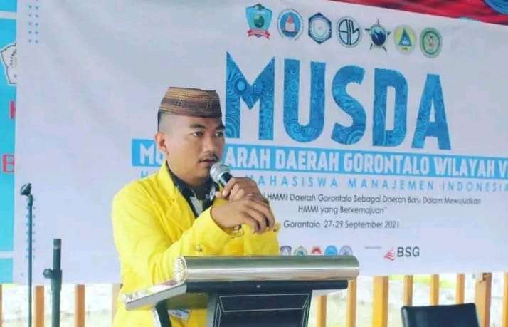 Yanto Ali, Aktivis Muda Gorontalo yang juga sebagai Kader HMI Cabang Limboto, Bidang PPD, foto/Ist