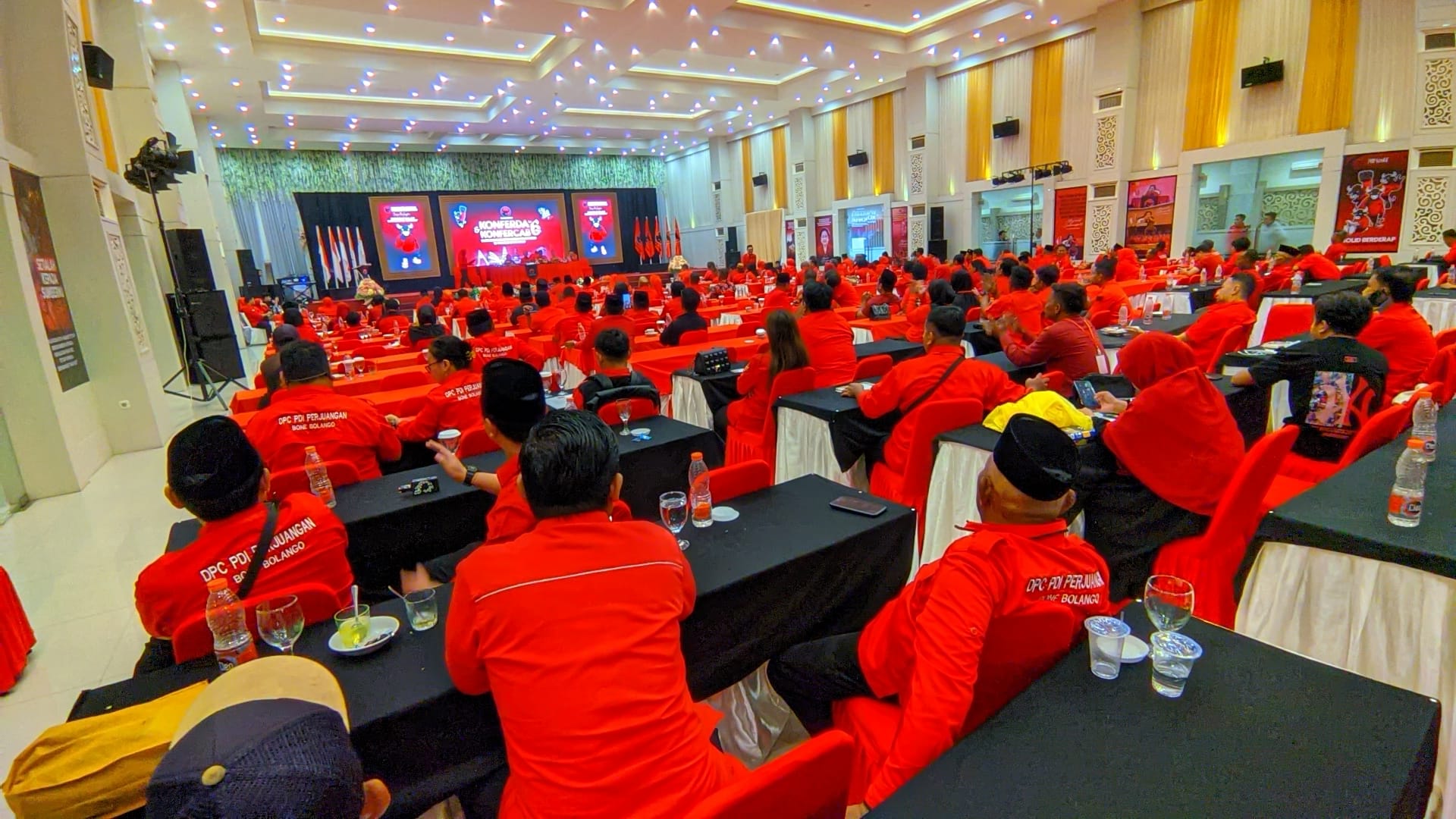 Konferda dan Konfercab PDI Perjuangan Provinsi Gorontalo, foto/aiimnews.com/Herman Abdullah