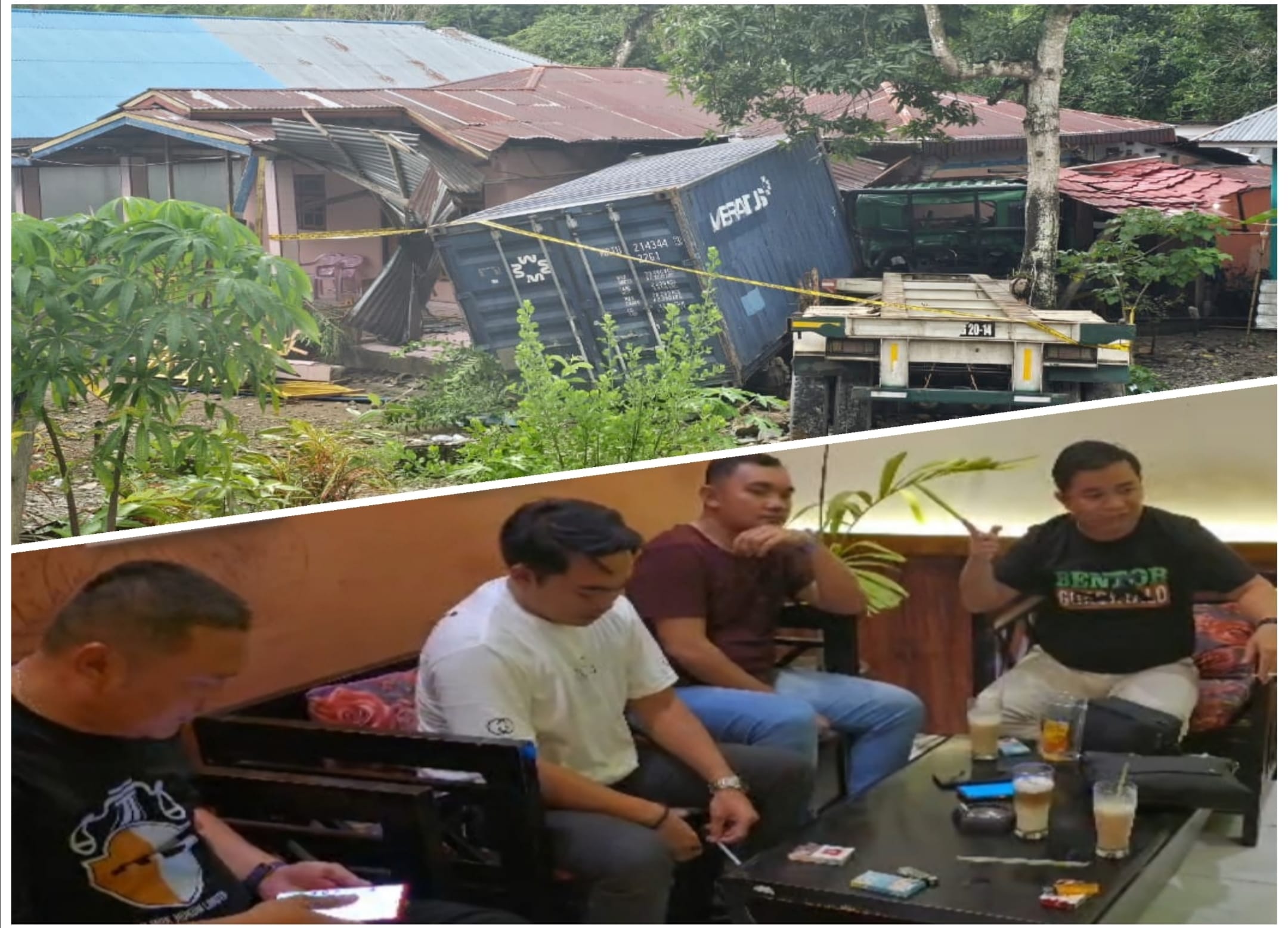 Tim Kuasa Hukum Korban saat diwawancarai media, foto/tangkapan layar video