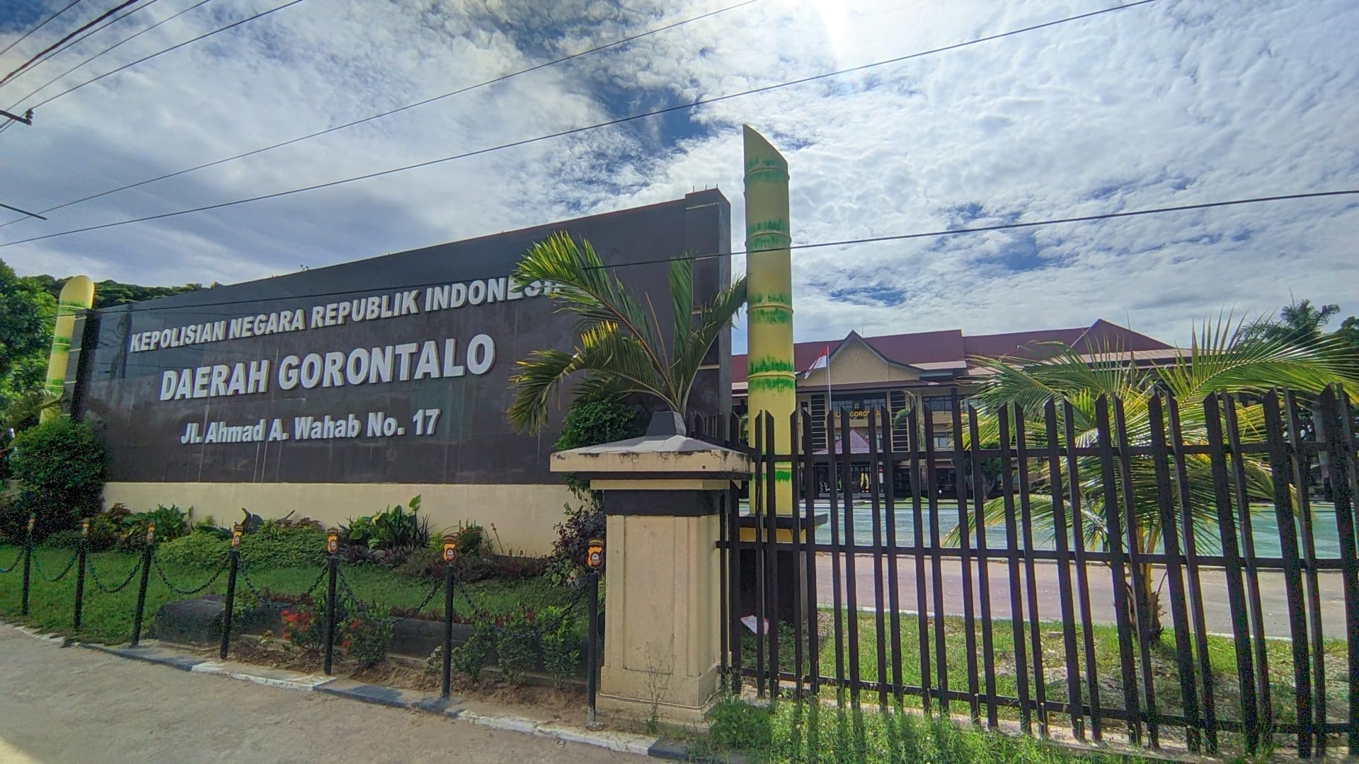 Mapolda Gorontalo, foto/aiimnews.com/Herman Abdullah