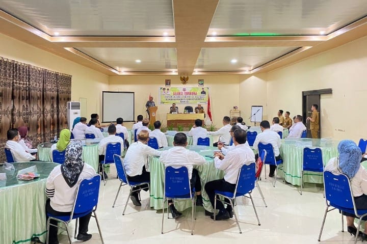 Uji Kompetensi Pengawas Lurah di Lingkungan Pemkab Gorontalo, sumber: BKPSDM