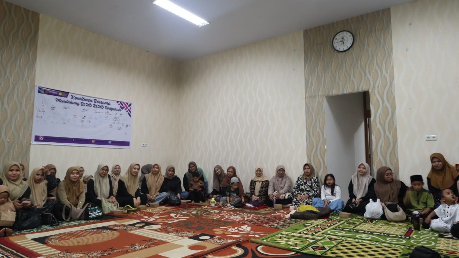 Buka Bersama (Bukber) sederhana Rumah Sakit Boliyohuto dalam rangkaian memperingati HUT ke 6, foto/tim humas RSB