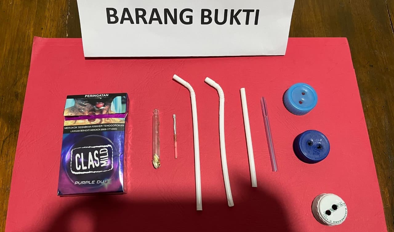 Barang bukti Narkotika jenis sabu, foto/Ist