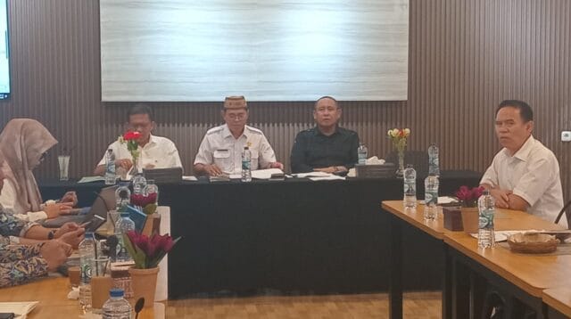 Rapat Koordinasi bersama OPD dalam rangka pembahasan percepatan pembangunan di Wilayah Pinogu, foto/Istimewa