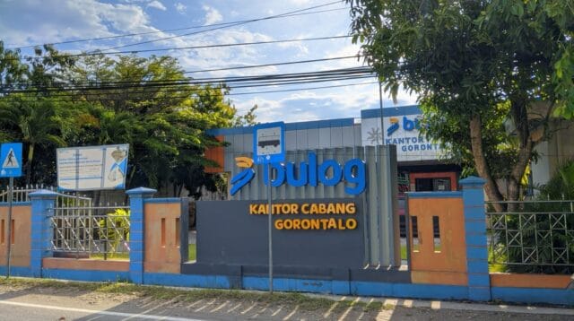 Kantor Badan Urusan Logistik (Bulog) Gorontalo, foto/aiimnews.com