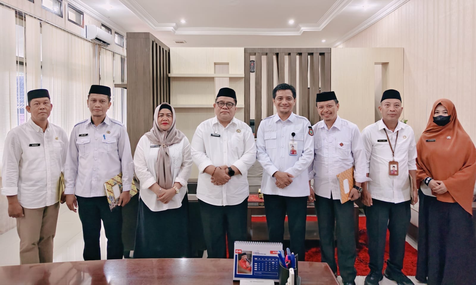 Penyerahan SPT Plh kepada empat Camat, foto/Istimewa