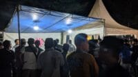 Salah satu ketangkasan tebak angka yang ada di pasar malam hoya-hoya berlokasi di Isimu Selatan, foto/aiimnews.com/redaksi