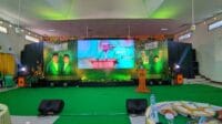 Ketua DPW PPP yang tengah memberikan pidato politik, foto/aiimnews.com/Herman Abdullah