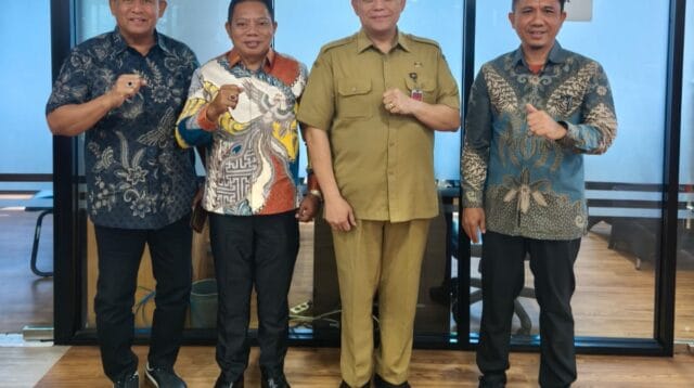 Wakil Bupati Bone Bolango, Risman Tolongguhu kunker ke Kemendagri RI, foto/istimewa