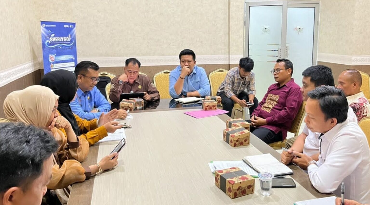 Rapat Percepatan bidang tanah yang merupakan aset daerah Kabupaten Gorontalo, foto/Istimewa