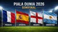 Empat Negara raksasa sepak bola dunia melaju ke Semi Final Piala Dunia 2026, foto/aiimnews.com