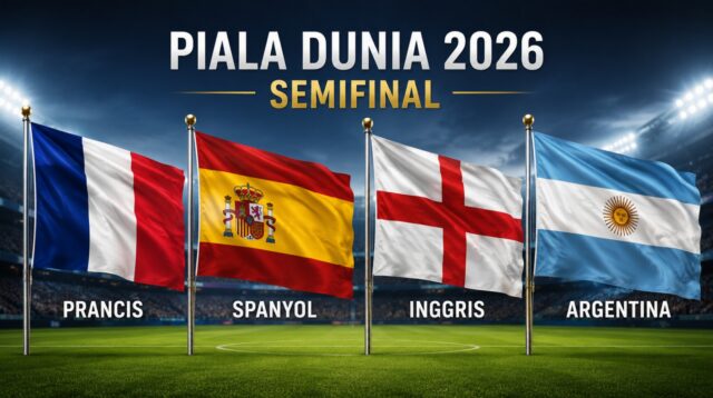 Empat Negara raksasa sepak bola dunia melaju ke Semi Final Piala Dunia 2026, foto/aiimnews.com