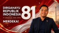 Semarak HUT Proklamasi kemerdekaan RI, foto/aiimnews.com