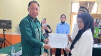 Kepala Dinas Dukcapil Kabupaten Bone Bolango, Oktavianus SW Rahman, saat menghadiri kegiatan Isbat Nikah Terpadu, foto/istimewa