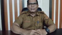 Kepala BKPSDM Kabupaten Gorontalo, Hermanto Asona usai diwawancarai, foto/aiimnews.com
